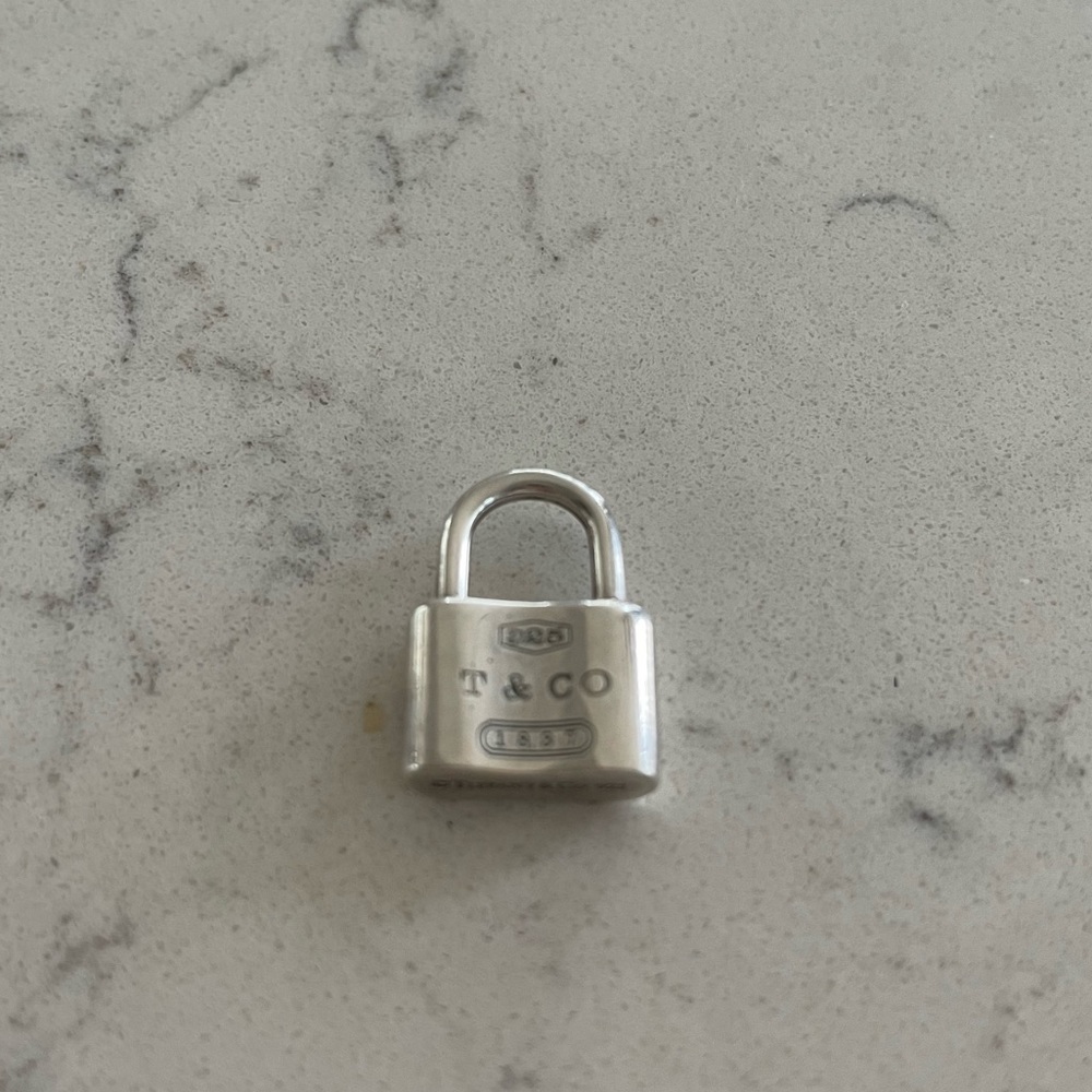 Tiffany & Co Padlock Sterling Silver necklace pendant, no chain